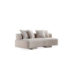Manhattan Comfort Verandah Mid-Century Modern 91" Chenille Sofa in Beige