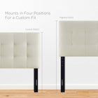 Modway Lily Upholstered Fabric King Headboard