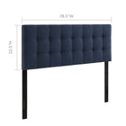 Modway Lily Upholstered Fabric King Headboard