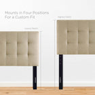 Modway Lily Upholstered Fabric Twin Headboard