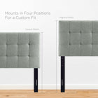 Modway Lily Upholstered Fabric Twin Headboard