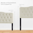 Modway Annabel Upholstered Fabric King Headboard