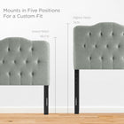 Modway Annabel Upholstered Fabric Twin Headboard