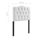 Modway Annabel Upholstered Vinyl Twin Headboard