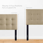 Modway Emily Upholstered Fabric Queen Headboard