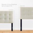 Modway Emily Upholstered Fabric Queen Headboard