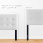 Modway Emily Upholstered Vinyl Full Headboard