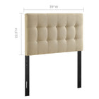Modway Emily Upholstered Fabric Twin Headboard