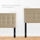 Modway Emily Upholstered Fabric Twin Headboard