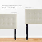 Modway Emily Upholstered Fabric Twin Headboard