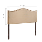 Modway Curl Nailhead Upholstered Queen Headboard