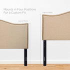 Modway Curl Nailhead Upholstered Queen Headboard