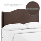 Modway Curl Nailhead Upholstered Queen Headboard