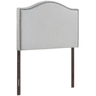 Modway Curl Nailhead Upholstered Twin Headboard