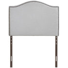 Modway Curl Nailhead Upholstered Twin Headboard