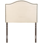 Modway Curl Nailhead Upholstered Twin Headboard