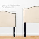 Modway Curl Nailhead Upholstered Twin Headboard