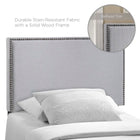 Modway Region Nailhead Upholstered Twin Headboard