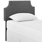 Modway Laura Upholstered Fabric Twin Headboard  