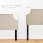 Modway Laura Upholstered Fabric Queen Headboard