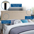 Modway Camille Upholstered Fabric Queen Headboard