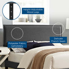 Modway Camille Upholstered Fabric Queen Headboard