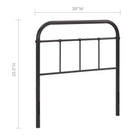 Modway Serena Twin Steel Headboard