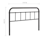 Modway Serena King Steel Headboard