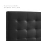 Modway Paisley Tufted Upholstered Faux Leather Full / Queen Headboard