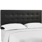Modway Paisley Tufted Upholstered Faux Leather King and California King Headboard  