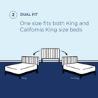 Modway Paisley Tufted Upholstered Faux Leather King and California King Headboard