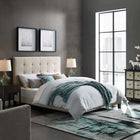 Modway Melanie Tufted Button Upholstered Fabric Full Platform Bed