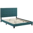 Modway Melanie Tufted Button Upholstered Fabric Queen Platform Bed