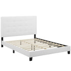 Modway Melanie Tufted Button Upholstered Fabric Queen Platform Bed