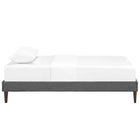 Modway Tessie Fabric Twin Bed Frame with Squared Tapered Legs