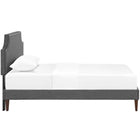 Modway Corene Fabric Twin Platform Bed with Squared Tapered Legs
