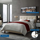 Modway Amira Upholstered Fabric Full Bed