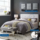 Modway Amira Upholstered Fabric Queen Bed