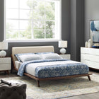 Modway Luella Upholstered Fabric Queen Platform Bed