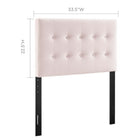 Modway Emily Biscuit Tufted Performance Velvet Twin Headboard