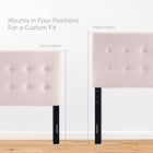 Modway Emily Biscuit Tufted Performance Velvet Twin Headboard