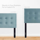 Modway Emily Biscuit Tufted Performance Velvet King Headboard