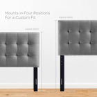 Modway Lily Biscuit Tufted Performance Velvet Twin Headboard