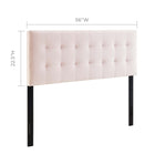 Modway Lily Biscuit Tufted Performance Velvet Full Headboard