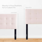Modway Lily Biscuit Tufted Performance Velvet Full Headboard
