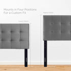 Modway Lily Biscuit Tufted Performance Velvet Queen Headboard