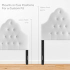 Modway Sovereign Diamond Tufted Performance Velvet Twin Headboard