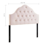 Modway Sovereign Diamond Tufted Performance Velvet Queen Headboard