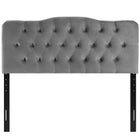 Modway Annabel Diamond Tufted Performance Velvet King Headboard