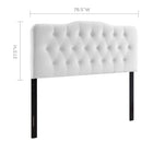 Modway Annabel Diamond Tufted Performance Velvet King Headboard